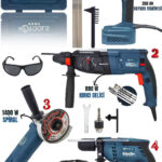 RETOOLS ELEKTRİKLİ 4’LÜ SET (3’LÜ SET + TABANCA TİPİ KAYNAK MAK.)