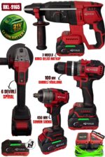 RKL-9165 RETOOLS PROFESYONEL BORDO YENİ SERİ 4'LÜ SET (100 NM VİDALAMA VE 6 DEVİRLİ SPİRAL)