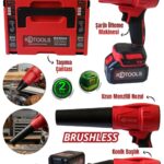 Retools BX1004 21V Brushless Şarjlı Hava Üfleme Makinesi – Çift Akülü Profesyonel Set