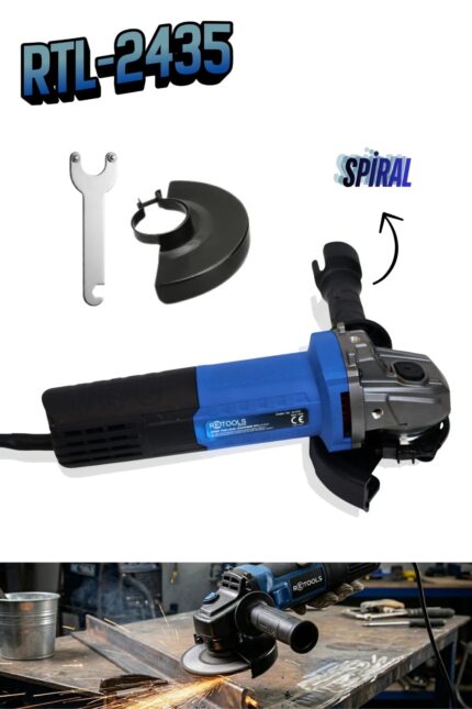 Retools RTL-2435 Profesyonel Avuç İçi Taşlama Makinesi